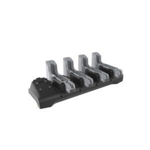 Zebra CRD-ET4X-4S8I1-01 Caricabatterie per dispositivi mobili Tablet Nero, Grigio AC Interno (ET4X Four Slot Charge Only - Cradle for 8 ET40, ET45)