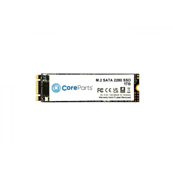 CoreParts CPSSD-M.2SATA-1TB drives allo stato solido M.2 Serial ATA III (1TB M.2 SATA III 2280 - 1TB M.2 SATA III 2280, 3D - NAND Technology, QLC 500/450 Read/Write [MB/S] with SMI 2259XT/Maxio controller - Warranty: 24M)