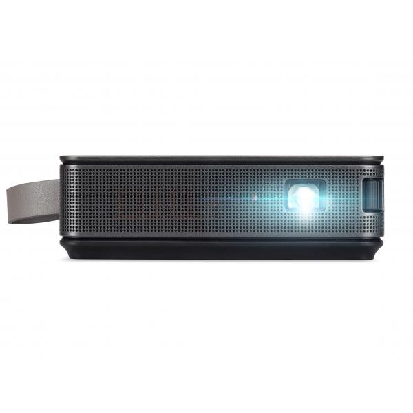 Acer Portable LED Projector 800 Lumens LED brightness Proiettore a corto raggio 220 ANSI lumen DLP WVGA [854x480] Nero (AOpen Fire Legend PV12p - DLP projector - LED - 220 ANSI lumens - WVGA [854 x 480] - 16:9 - black)