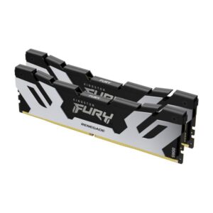 Kingston Technology FURY 32GB 6400MT/s DDR5 CL32 DIMM [Kit da 2] Renegade Silver (Kingston FURY Renegade KF564C32RSK2-32 32GB System Memory, DDR5, [2x16GB] DIMM, 288-pin, 6400 MHz / PC5-51200, CL32, 1.4 V, unbuffered, Silver)