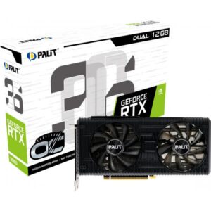 Palit NE63060T19K9-190AD scheda video NVIDIA GeForce RTX 3060 12 GB GDDR6 (PALIT 3060 12GB DUAL OC)