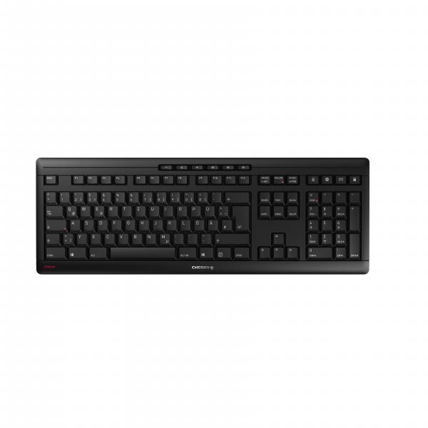 CHERRY Stream Desktop Recharge tastiera Mouse incluso Universale RF Wireless Nero (CHERRY STREAM DESKTOP - RECHARGE) - Versione Tedesca