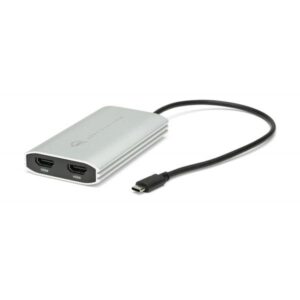 OWC CADPDL2HDMI adattatore grafico USB 3840 x 2160 Pixel Argento (OWC USB-C to Dual HDMI 4K Adapter Mac/PC)