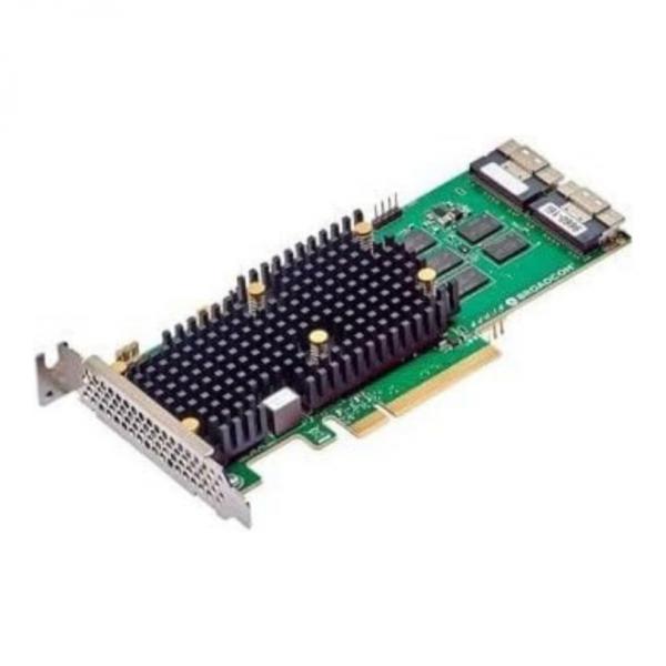 Broadcom 9660-16i scheda di interfaccia e adattatore Interno SAS, SATA, SFF-8654 (BC MegaRAID 9660-16i PCIe x8 SAS/SATA/NVMe sgl. 4GB, Tri-Mode, 240 SAS Dev./ 32 NVMe Dev.)