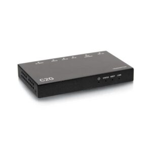 C2G HDMI® Ultra-Slim HDBaseT + RS232 e IR su trasmettitore scatola Cat e cavo di prolunga - 4K 60Hz (C2G HDMI + RS232 + IR TX Box - video/a)