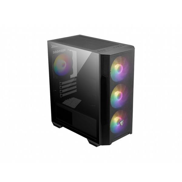 MSI MAG Forge M100R Midi Tower Nero, Trasparente (MAG FORGE M100R)