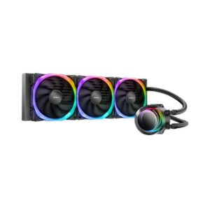 Antec VORTEX 360 ARGB Processore Raffreddatore di liquidi tutto in uno Nero (ANTEC Vortex 360 ARGB AiO Liquid CPU Cooler, Universal Socket, 360mm Radiator, PWM 2000RPM Fusion ARGB Cooling Fans, Addressable RGB LED Lighting with Suspended Spiral Pump Head Design)