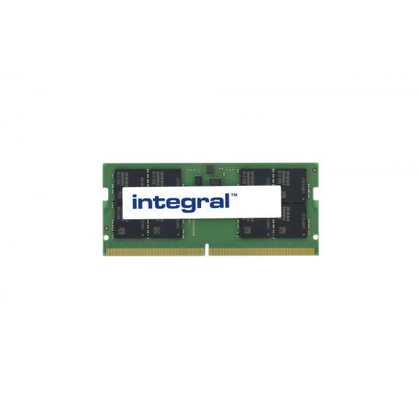 Integral MTC16C2085S1SC48B-IN memoria 32 GB 1 x 32 GB DDR5 4800 MHz (32GB LAPTOP RAM MODULE DDR5 4800MTs PC5-38400 UNBUFFERED NON-ECC SODIMM 1.1V 2GX8 CL40 INTEGRAL)
