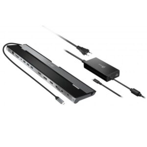 j5create JCD543P-EN Docking station a tre display USB-C® con adattatore PD a 100W - UE (USB-C TRIPLE DISPLAY DOCKING - STATION WITH 100W PD ADAPTER - E)