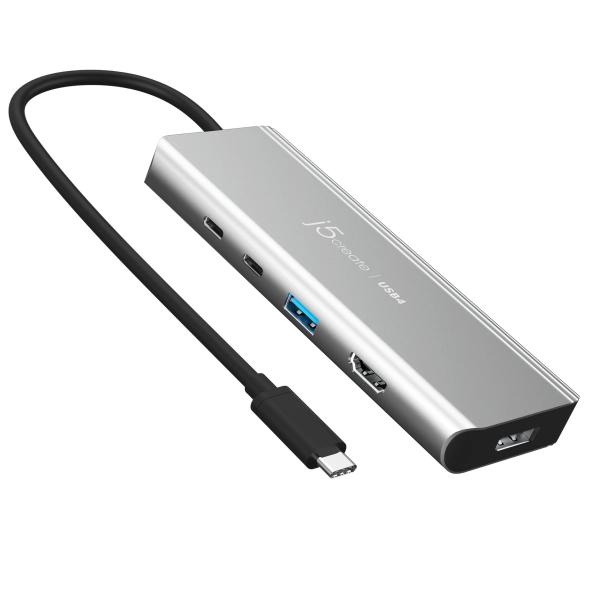 j5create JCD401-N Hub multiporta Dual 4K USB4™ (USB4 DUAL 4K MULTI-PORT HUB - )