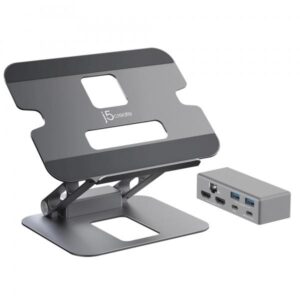 j5create JTS427-N Supporto per docking station Dual 4K multiangolo (MULTI-ANGLE DUAL 4K DOCKING - STAND)