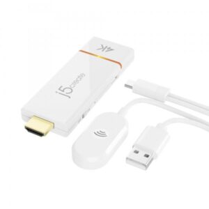 j5create JVAW76-N Adattatore per display wireless 4K HDMI™ ScreenCast (SCREENCAST 4K WIRELESS DISPLAY - ADAPTER)