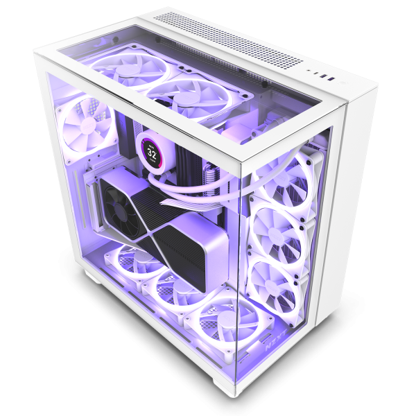 NZXT H9 Elite Midi Tower Bianco (NZXT H9 Elite All White)
