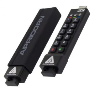 Apricorn ASK3-NXC-32GB unità flash USB USB tipo-C 3.2 Gen 1 [3.1 Gen 1] Nero (ASK3-NXC-32GB USB flash drive - USB Type-C 3.2 Gen 1 [3.1 Gen - 1] Black ASK3-NXC-32GB, 32 GB, USB Type-C, 3.2 Gen 1 [3.1 Gen 1], 77 MB/s, Cap, - Warranty: 36M)