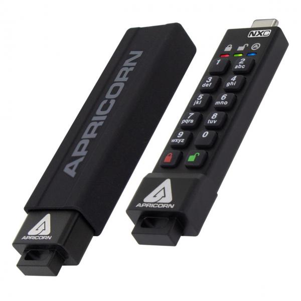 Apricorn ASK3-NXC-32GB unità flash USB USB tipo-C 3.2 Gen 1 [3.1 Gen 1] Nero (ASK3-NXC-32GB USB flash drive - USB Type-C 3.2 Gen 1 [3.1 Gen - 1] Black ASK3-NXC-32GB, 32 GB, USB Type-C, 3.2 Gen 1 [3.1 Gen 1], 77 MB/s, Cap, - Warranty: 36M)