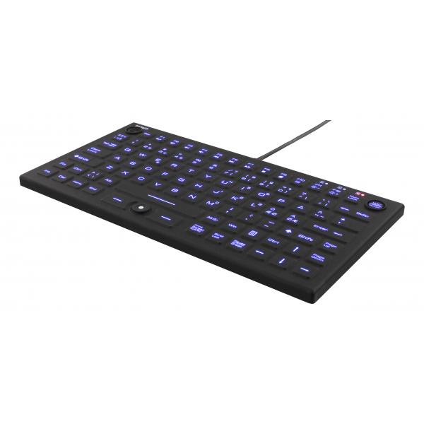 Deltaco TB-509 tastiera Universale QWERTY Nordic Nero (DELTACO TB-509 - tastatur - med pegepi)