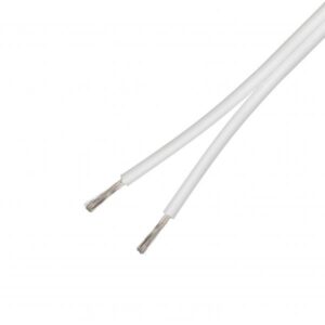 Deltaco MM-292 cavo audio 50 m Bianco (Speaker cable, 2X2,50 mm2, conductors)