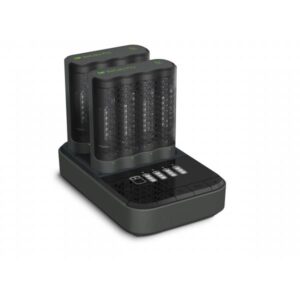 GP ReCyko Pro-Charger Dock - incl. 2 x P461 Pro Charger + - 8 AA Pro Photoflash - Warranty: 24M