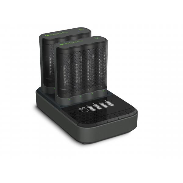 GP ReCyko Pro-Charger Dock - incl. 2 x P461 Pro Charger + - 8 AA Pro Photoflash - Warranty: 24M