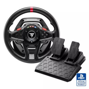 Thrustmaster T128 Nero Sterzo + Pedali PC, PlayStation 4, PlayStation 5 (Thrustmaster T-128 PS5/PS4)