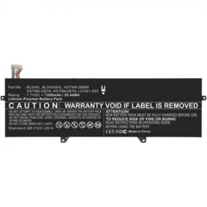 CoreParts MBXHP-BA0269 ricambio per laptop Batteria (Laptop Battery for HP 52.36Wh - 4Cell Li-ion 7.7V 6800mAh - Black 52Wh 4Cell Li-ion 7.7V 6800mAh Black, for EliteBook x360 1040 G5 - Warranty: 12M)