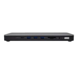 V7 DOCKTB4PT replicatore di porte e docking station per laptop Cablato Thunderbolt 4 Nero, Argento (V7 - dockingstation)