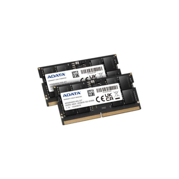 ADATA AD5S480032G-S memoria 32 GB 1 x 32 GB DDR5 4800 MHz (ADATA Premier 32GB, DDR5, 4800MHz [PC5-38400], CL40, 1.1V, ECC, SODIMM Memory)