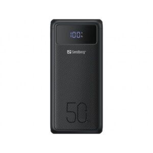 Sandberg 420-75 batteria portatile Ioni di Litio 50000 mAh Nero (Powerbank USB-C PD 130W 50000 - Warranty: 60M)