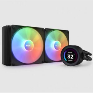NZXT Kraken Elite 280 RGB Processore Raffreddatore di liquidi tutto in uno 14 cm Nero 1 pz (NZXT Kraken Elite 280 RGB Black 1700/A)