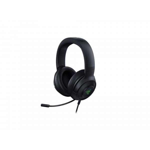 Razer Kraken V3 X Auricolare Cablato A Padiglione Giocare USB tipo A Nero (Razer Headset Kraken V3 X Gaming black USB ohrumschlie?end, Kopfband)