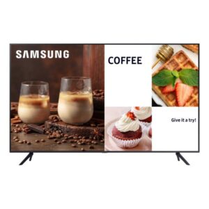 Samsung BE75C-H Pannello piatto per segnaletica digitale 190,5 cm [75] LED Wi-Fi 4K Ultra HD Nero Processore integrato Tizen (Samsung BE75C-H - 75 Categoria diagonale BEC-H Series TV LCD retroilluminato a LED - Crystal UHD - segnaletica digitale - Smart TV - Tizen OS - 4K UHD [2160p] 3840 x 2160 - HDR - nero)