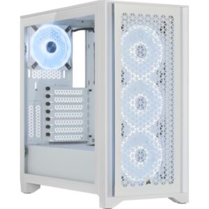 Corsair iCUE 4000D RGB Midi Tower Bianco (ICUE 4000D RGB AIRFLOW CASE WHITE)