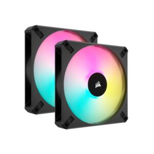 Corsair CO-9050156-WW sistema di raffreddamento per computer Case per computer Ventilatore Nero 2 pz (Case Acc Corsair AF140 RGB ELITE)