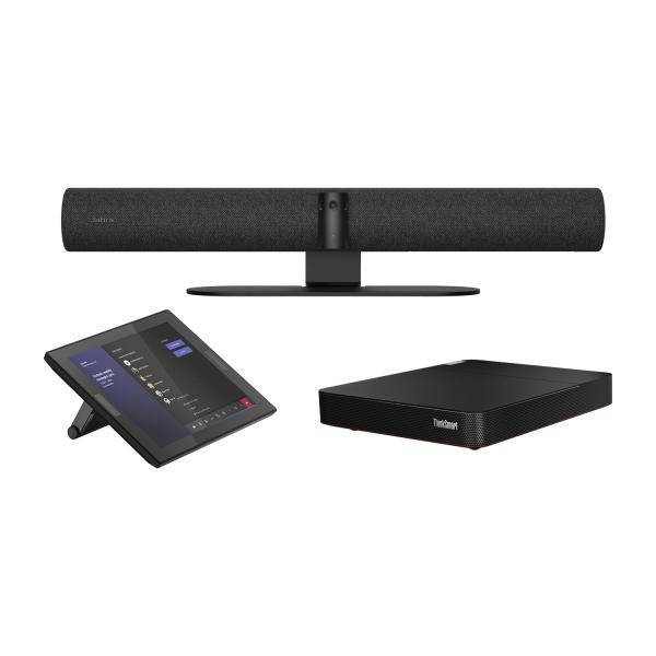 Jabra 8601-337 sistema di conferenza 13 MP Collegamento ethernet LAN Sistema di videoconferenza di gruppo (Jabra PanaCast 50 Room System - Video conferencing kit [Lenovo ThinkSmart Core, PanaCast 50, Lenovo ThinkSmart Controller] - with 3 Years Lenovo Premier Support - Certified for Microsoft Teams Rooms)