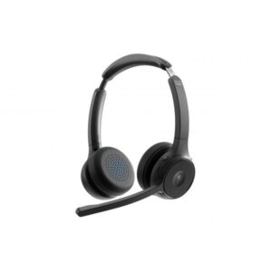 Cisco HS-WL-722Q-BUNA-C cuffia e auricolare Wireless A Padiglione Ufficio Bluetooth Nero (Cisco Headset 722 - Cuffie con microfono - over ear - Bluetooth - senza fili - nero carbonio - Cisco Webex Certified)