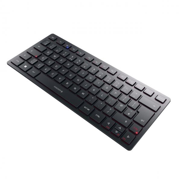 CHERRY KW 9200 MINI tastiera Universale USB + RF Wireless + Bluetooth QWERTY Inglese UK Nero (CHERRY KW 9200 MINI) - Versione UK