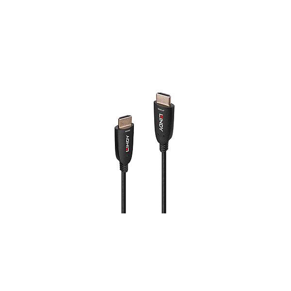 Lindy 38510 cavo HDMI 10 m HDMI tipo A [Standard] Nero (10M FIBRE OPTIC HYBRID HDMI - 8K60 CABLE)