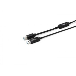 Microconnect MC-USB3.0AB15OP cavo USB USB 3.2 Gen 2 [3.1 Gen 2] 15 m USB A USB B Nero (Premium Optic USB Cable 3.2 - Gen 2 A-B 15m - Warranty: 300M)