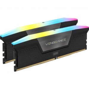 Corsair Vengeance RGB CMH32GX5M2E6000C36 memoria 32 GB 2 x 16 GB DDR5 6000 MHz (Corsair Vengeance RGB 32GB Kit [2 x 16GB], DDR5, 6000MHz [PC5-48000], CL36, 1.4V, XMP 3.0, PMIC, Black, DIMM Memory)