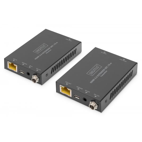 Digitus Set extender HDMI, 4K/60Hz, 70 m (HDMI 2.0EXT SET 70M 4K/60HZ - )