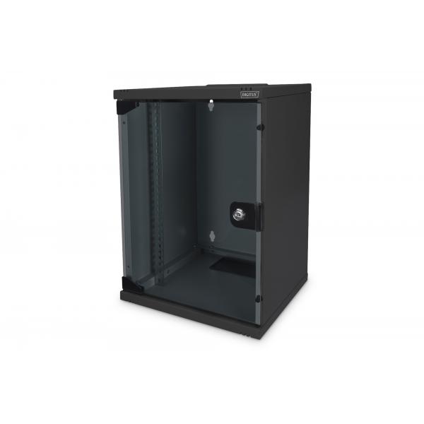 Digitus Set di rete 254 mm [10] (NETWORK SET - 254 MM [10IN] 9U - 312 X 300MM WXD BLACK SHELF PDU)