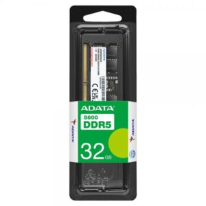 ADATA AD5U560032G-S memoria 32 GB 1 x 32 GB DDR5 5600 MHz (ADATA Premier, 32GB, DDR5, 5600MHz [PC5-44800], CL46, 1.1V, ECC, DIMM Memory)
