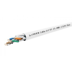 Lanview LVN122432 cavo di rete Bianco 305 m Cat6a U/FTP [STP] (Cat6a U-FTP 4x2xAWG23 LSZH - white 305m, Dca - Warranty: 300M)