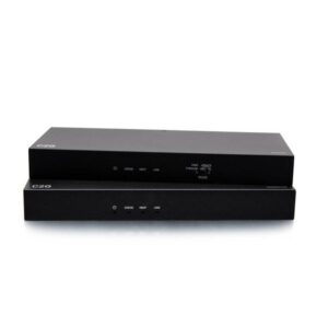 C2G Estensore HDMI® HDBaseT + 3,5 mm, da USB-B ad A e RS232 tramite cavo Cat da box trasmettitore a box ricevitore, 4K 60 Hz (C2G HDMI HDBaseT + 3.5mm, USB-B to A,)