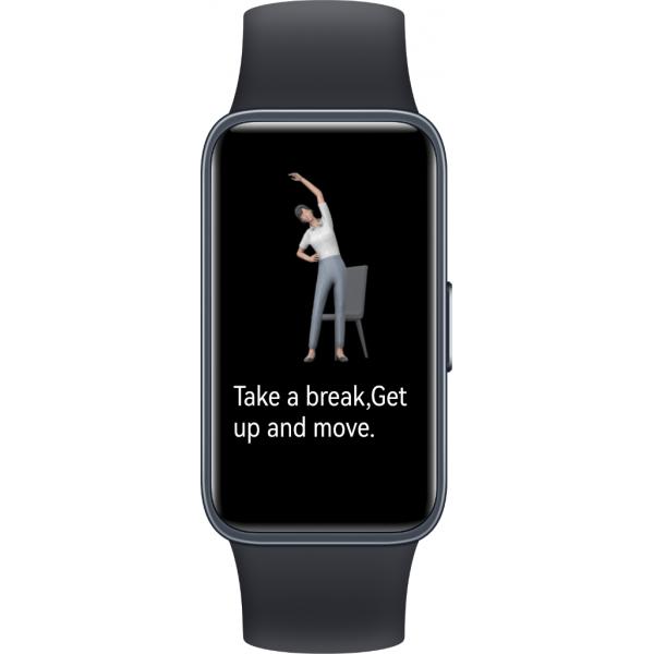 Huawei Band 8 AMOLED Braccialetto per rilevamento di attività 3,73 cm [1.47] Nero (Huawei Band 8 Wristband Activity Tracker midnight black)