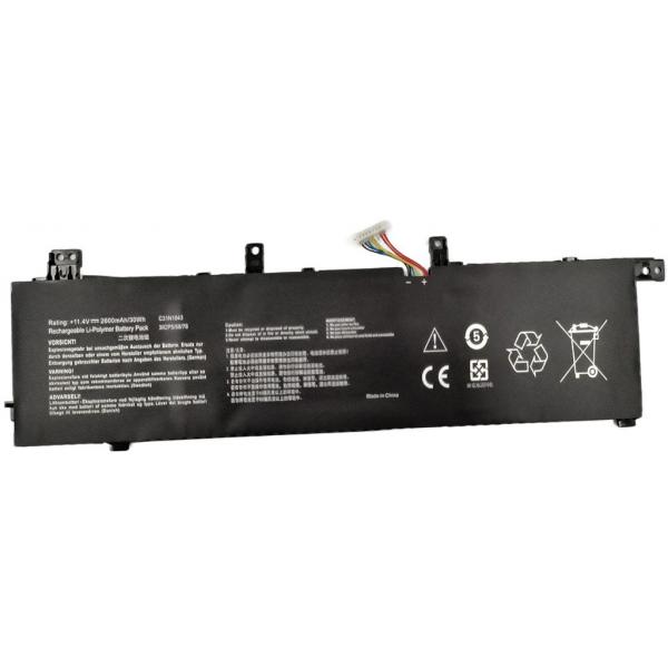 CoreParts MBXAS-BA0231 ricambio per laptop Batteria (Laptop Battery for Asus - 29.64Wh Li-ion 11.4V 2600mAh - Black 29.64Wh Li-ion 11.4V 2600mAh Black for Asus Notebook, Laptop VivoBook S14 - Warranty: 12M)