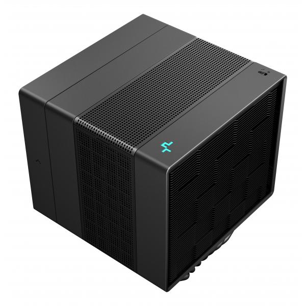 DeepCool ASSASSIN IV Processore Raffreddatore d'aria 14 cm Nero 1 pz (DeepCool ASSASSIN IV Universal Socket 140mm PWM 1400RPM Black Fan CPU Cooler, armed with seven heat pipes and newly designed 120 and 140mm FDB fans)