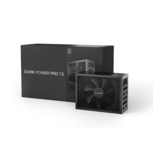 Be Quiet! 1600W Dark Power Pro 13 PSU, Fully Modular, 80+ Titanium, ATX 3.0, PCIe 5.0, Fully Digital Control, Active Rectifier, OC Key