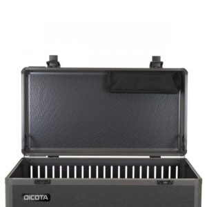 DICOTA D32004 portable device management cart& cabinet Carrello per la gestione dei dispositivi portatili Nero (CHARGING TROLLEY FOR - 14 LAPTOPS EU VERSION)