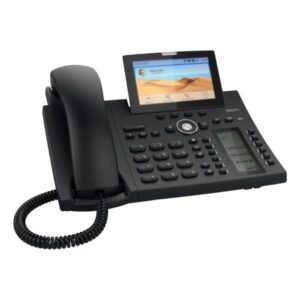 Snom D385N telefono IP Nero 12 linee TFT (SNOM D385N - DESK TELEPHONE)